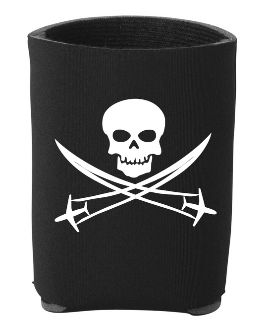 Skull and Contrails Koozie