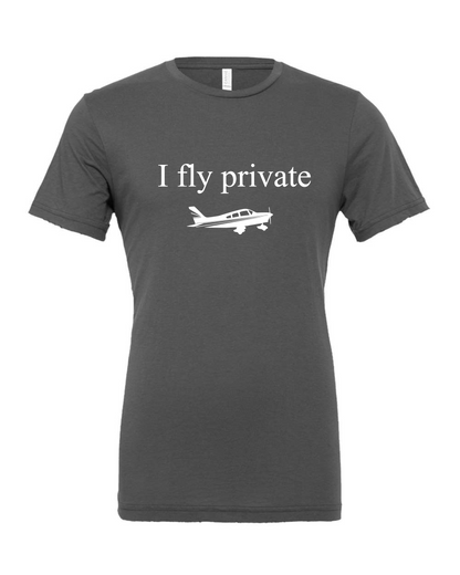 I fly private